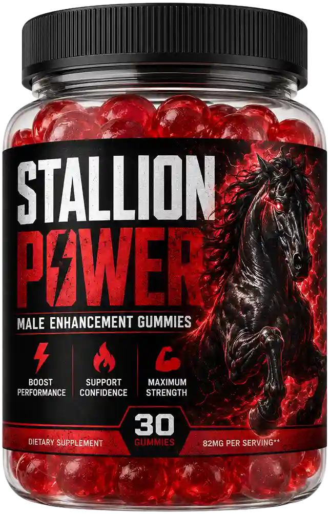 StallionPower Male Performance Gummies - 30 Gummies, 82mg Proprietary Blend